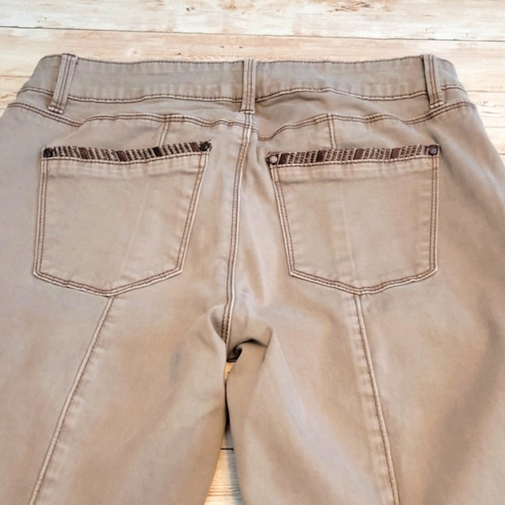 WHBM Jeans | Chevron |  Zipper Hem | Skinny Jeans | White House Black Market - Picture 14 of 16